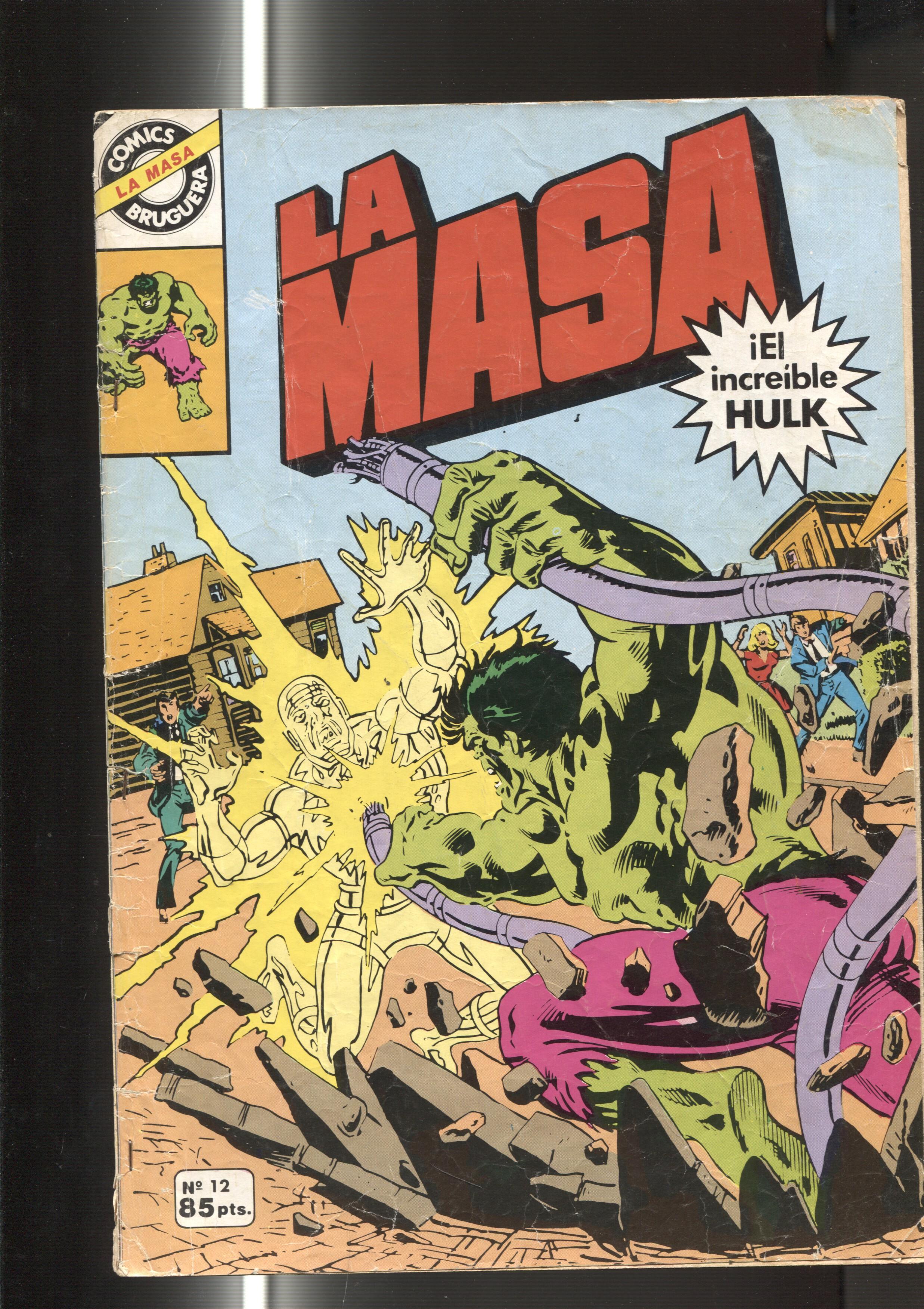 Comics Bruguera : La Masa numero 12 (numerado 3 en trasera)