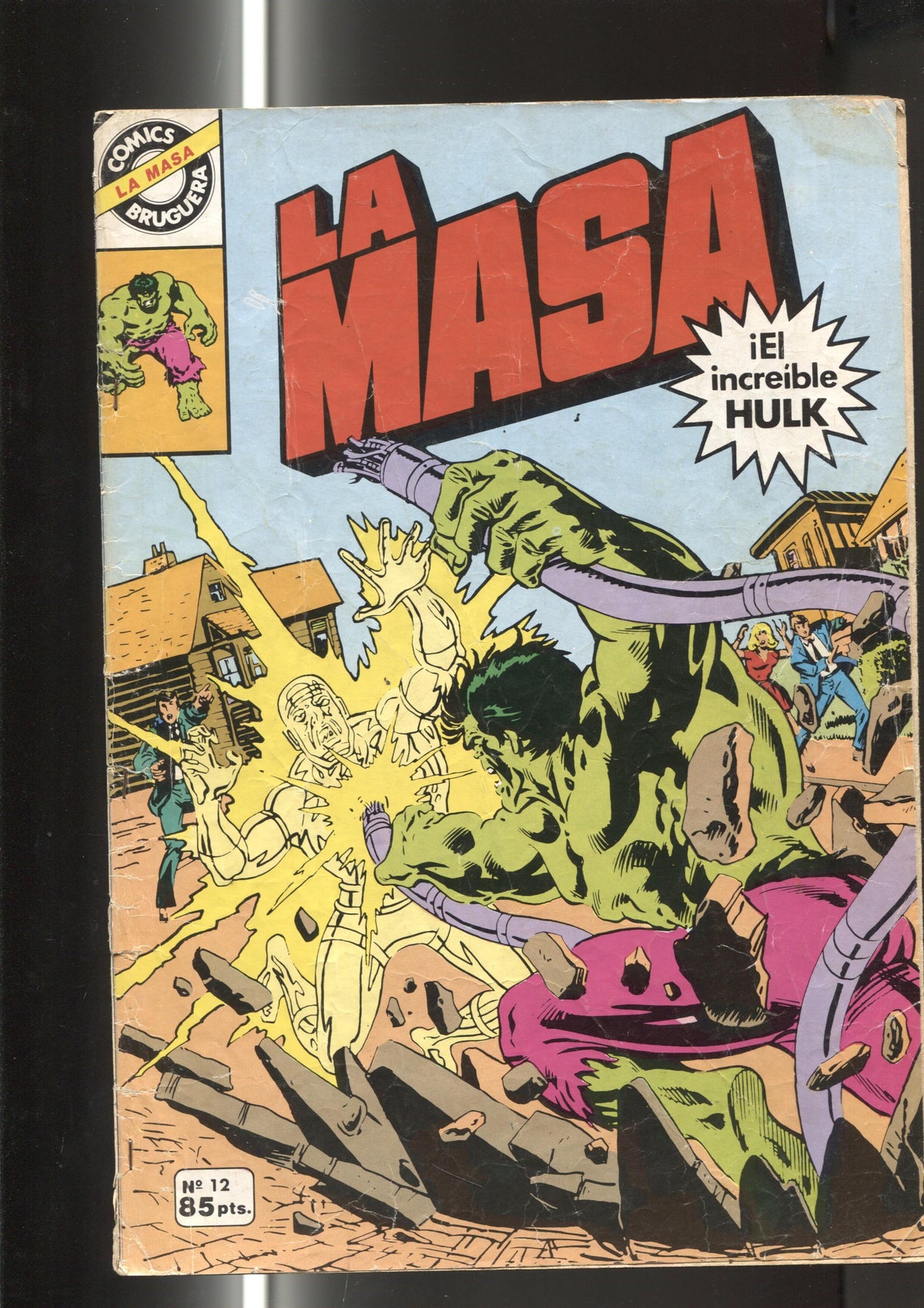 Comics Bruguera : La Masa numero 12 (numerado 3 en trasera)