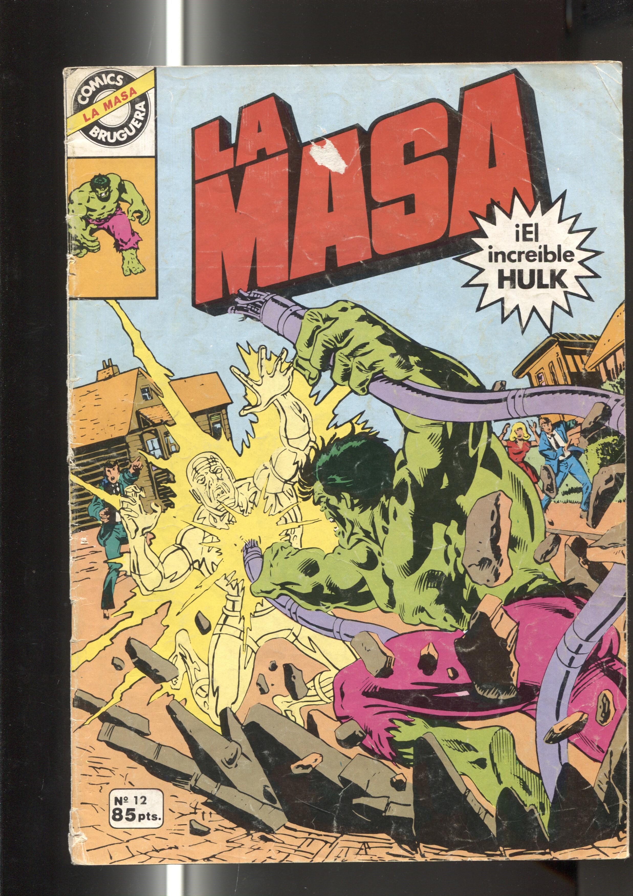 Comics Bruguera : La Masa numero 12 (numerado 1 en trasera)