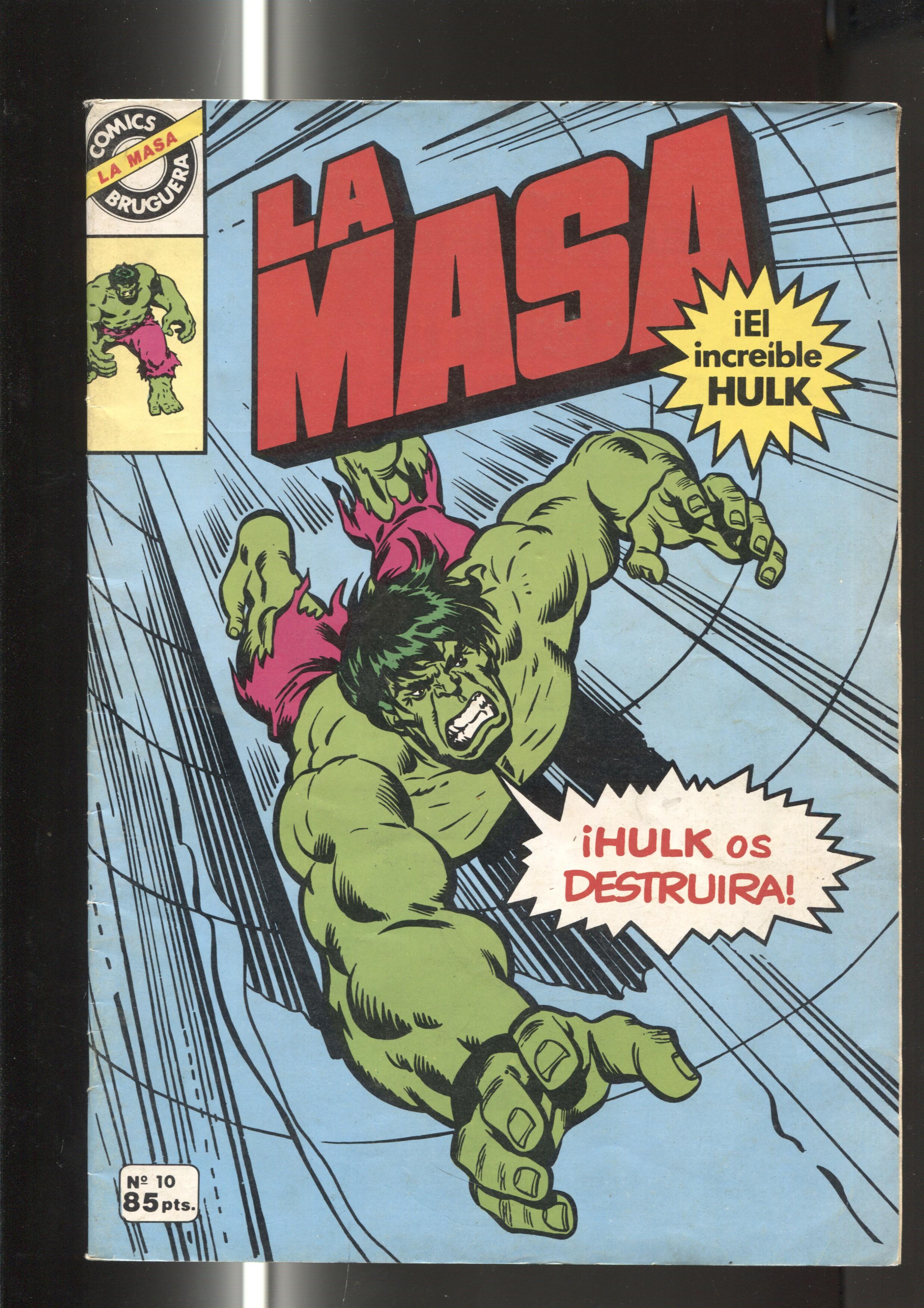 Comics Bruguera : La Masa numero 10 (numerado 5 en trasera)