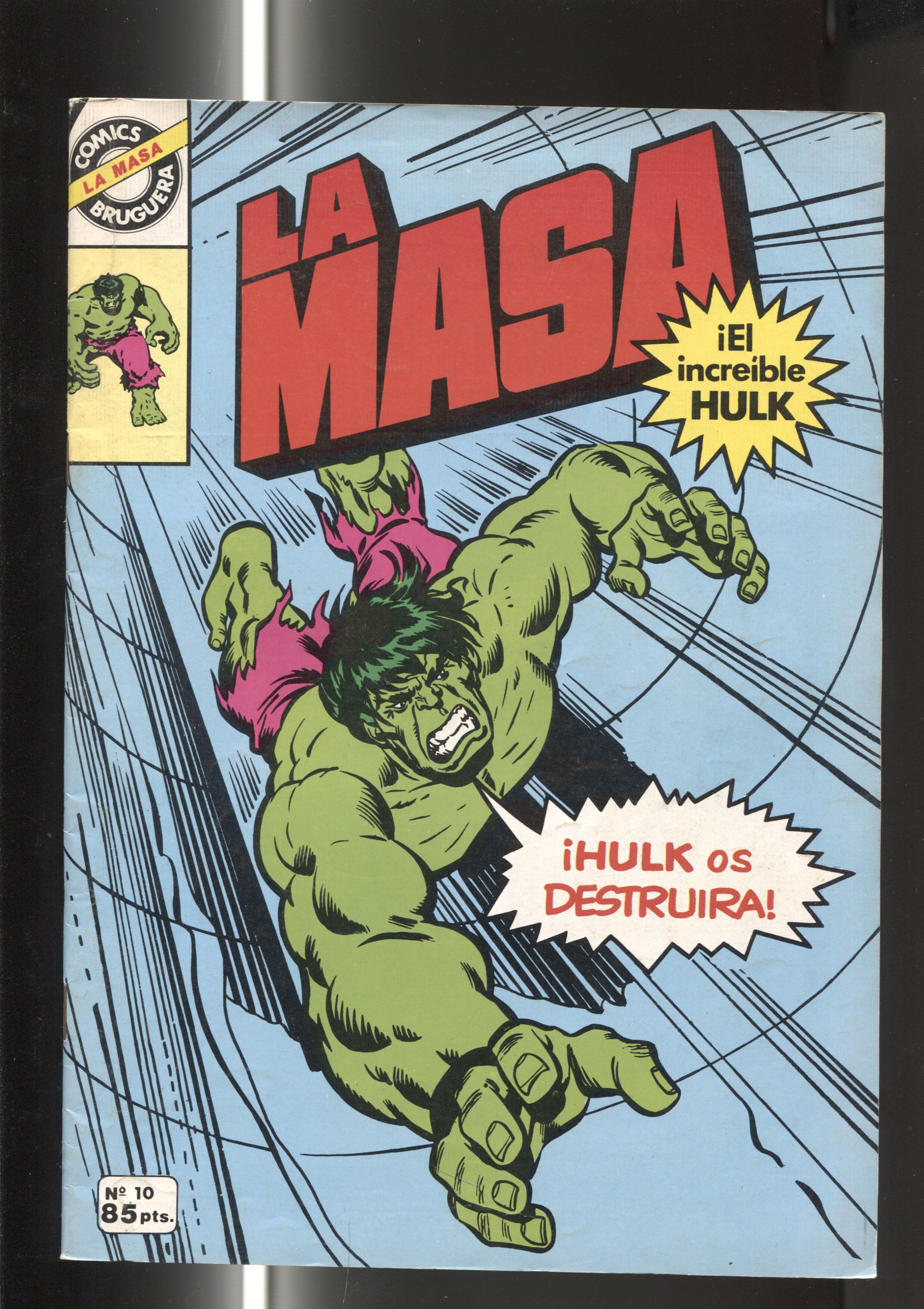 Comics Bruguera : La Masa numero 10 (numerado 3 en trasera)