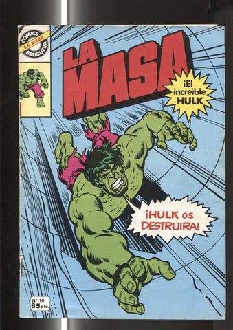Comics Bruguera : La Masa numero 10 (numerado 1 en trasera)