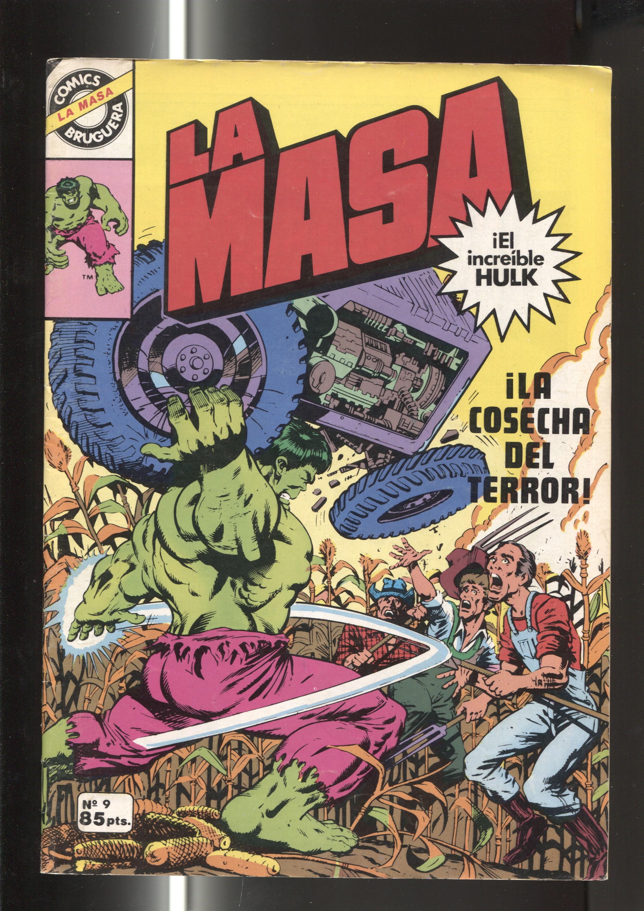Comics Bruguera : La Masa numero 09 (numerado 3 en trasera)