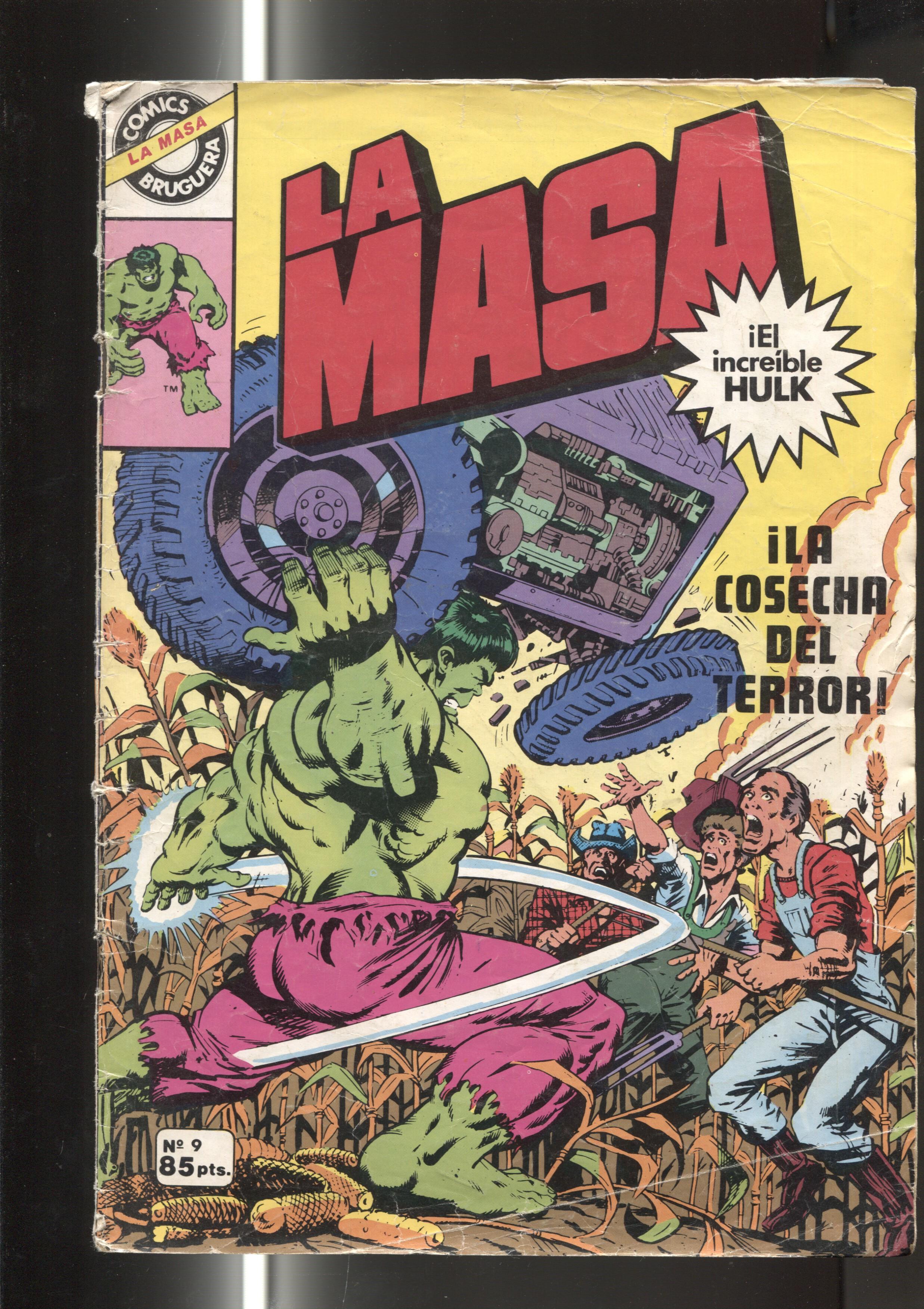 Comics Bruguera : La Masa numero 09 (numerado 2 en trasera)
