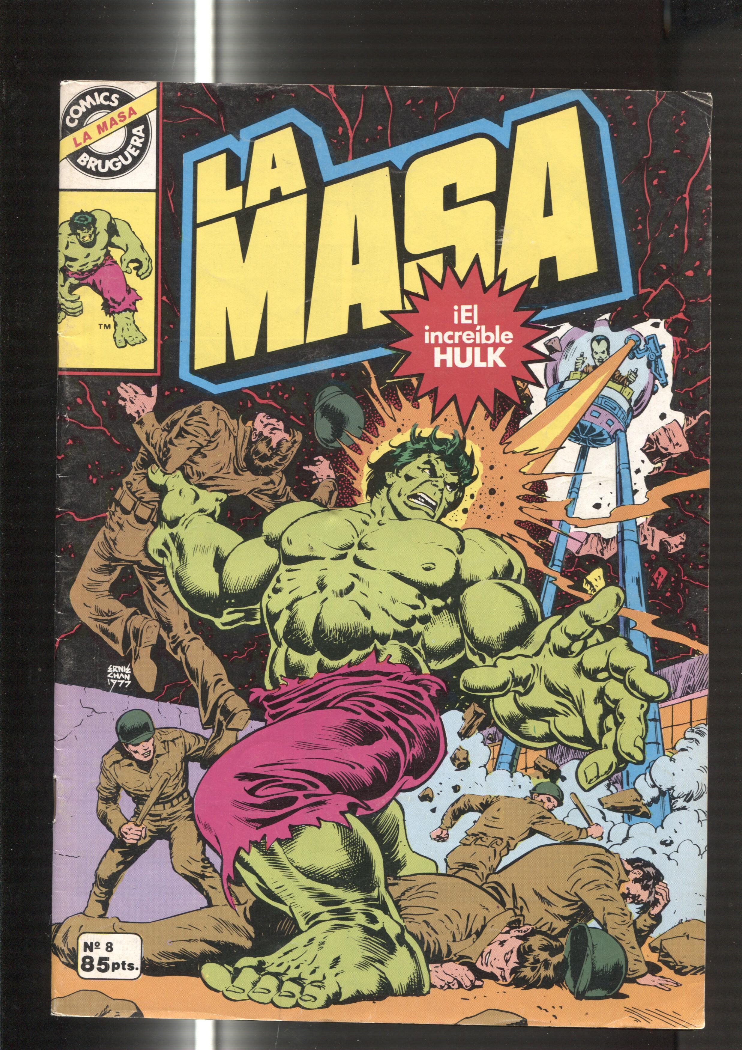 Comics Bruguera : La Masa numero 08 (numerado 2 en trasera)