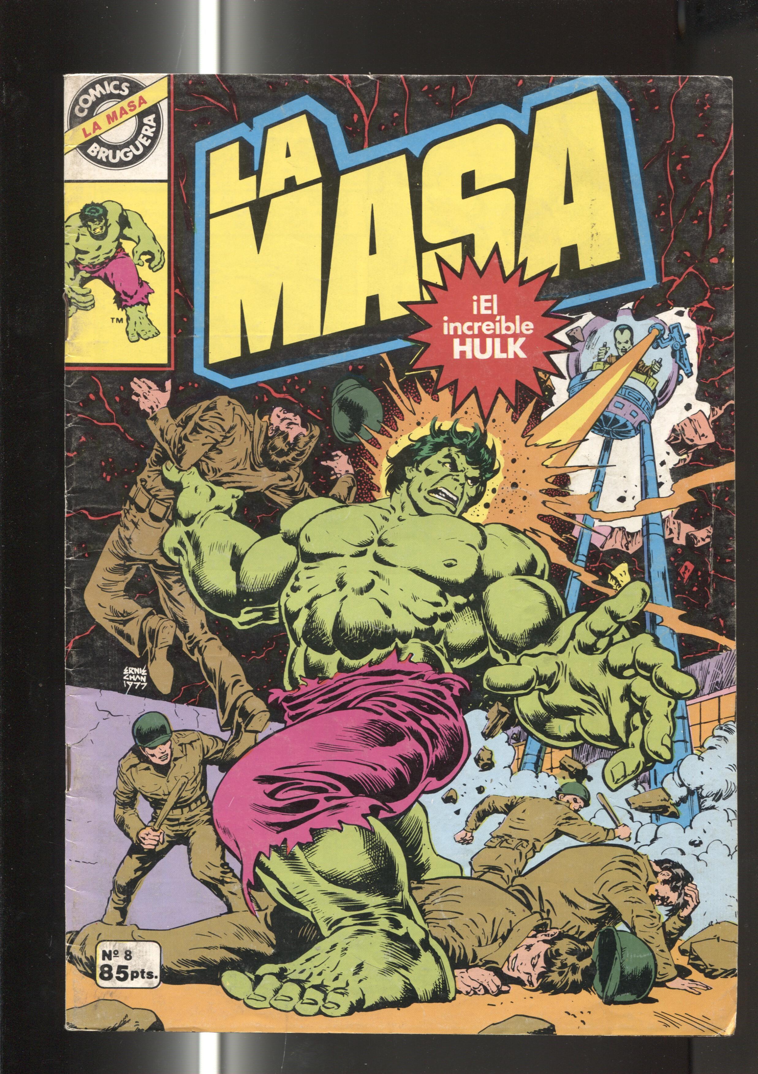 Comics Bruguera : La Masa numero 08 (numerado 1 en trasera)