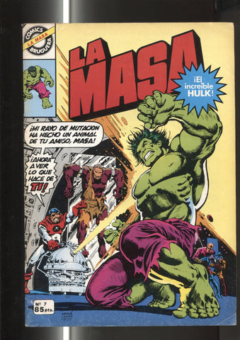 Comics Bruguera : La Masa numero 07 (numerado 3 en trasera)