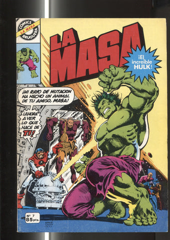 Comics Bruguera : La Masa numero 07 (numerado 2 en trasera)