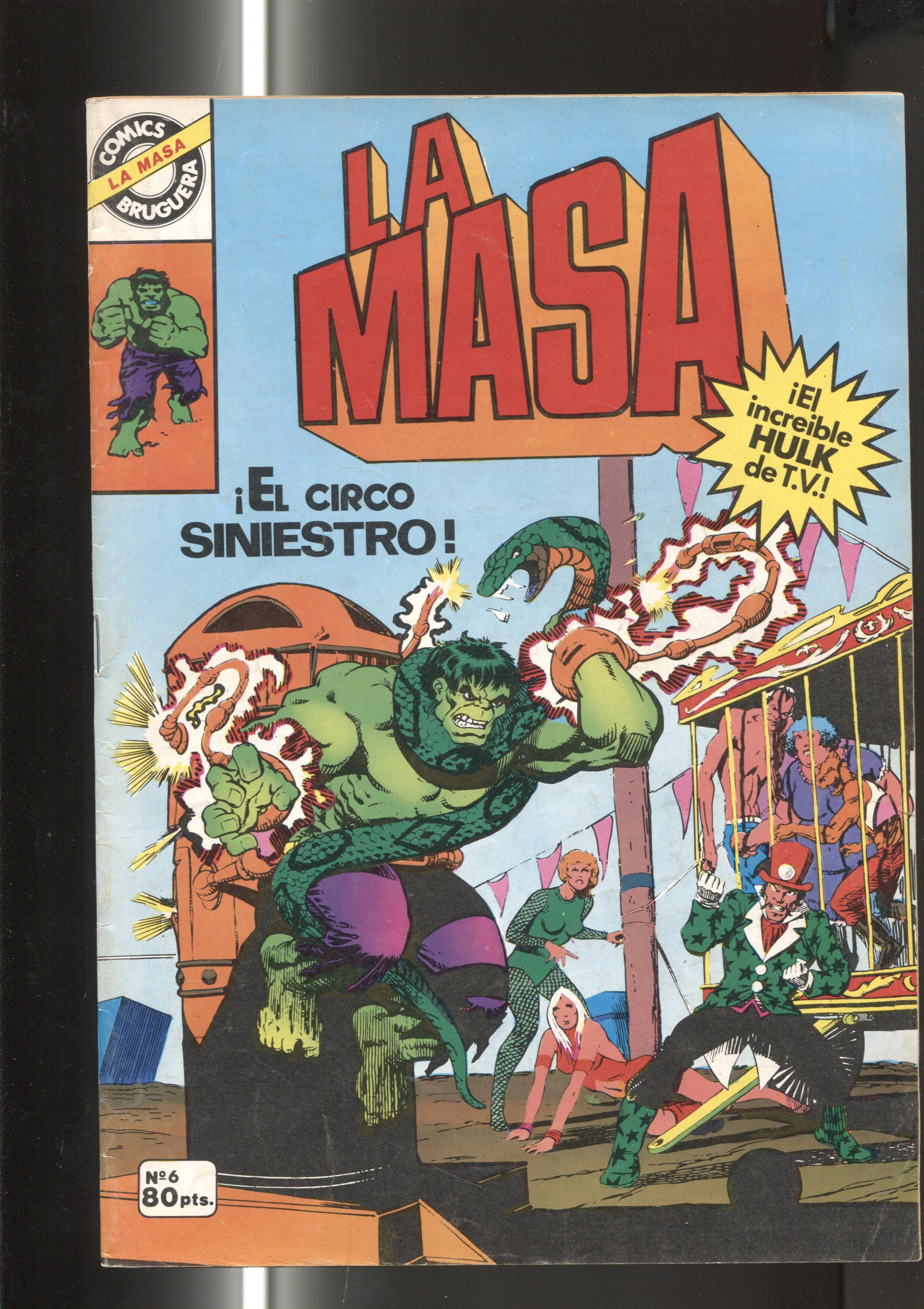 Comics Bruguera : La Masa numero 06 (numerado 3 en trasera)