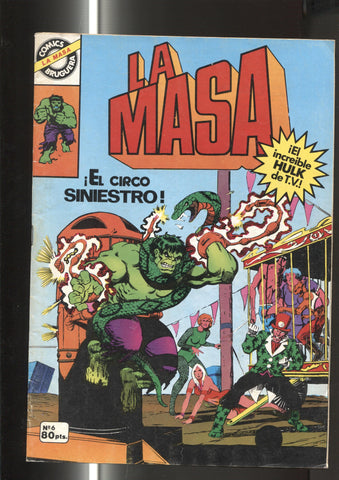 Comics Bruguera : La Masa numero 06 (numerado 2 en trasera)