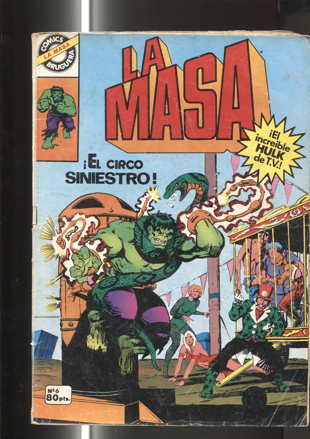 Comics Bruguera : La Masa numero 06 (numerado 1 en trasera)