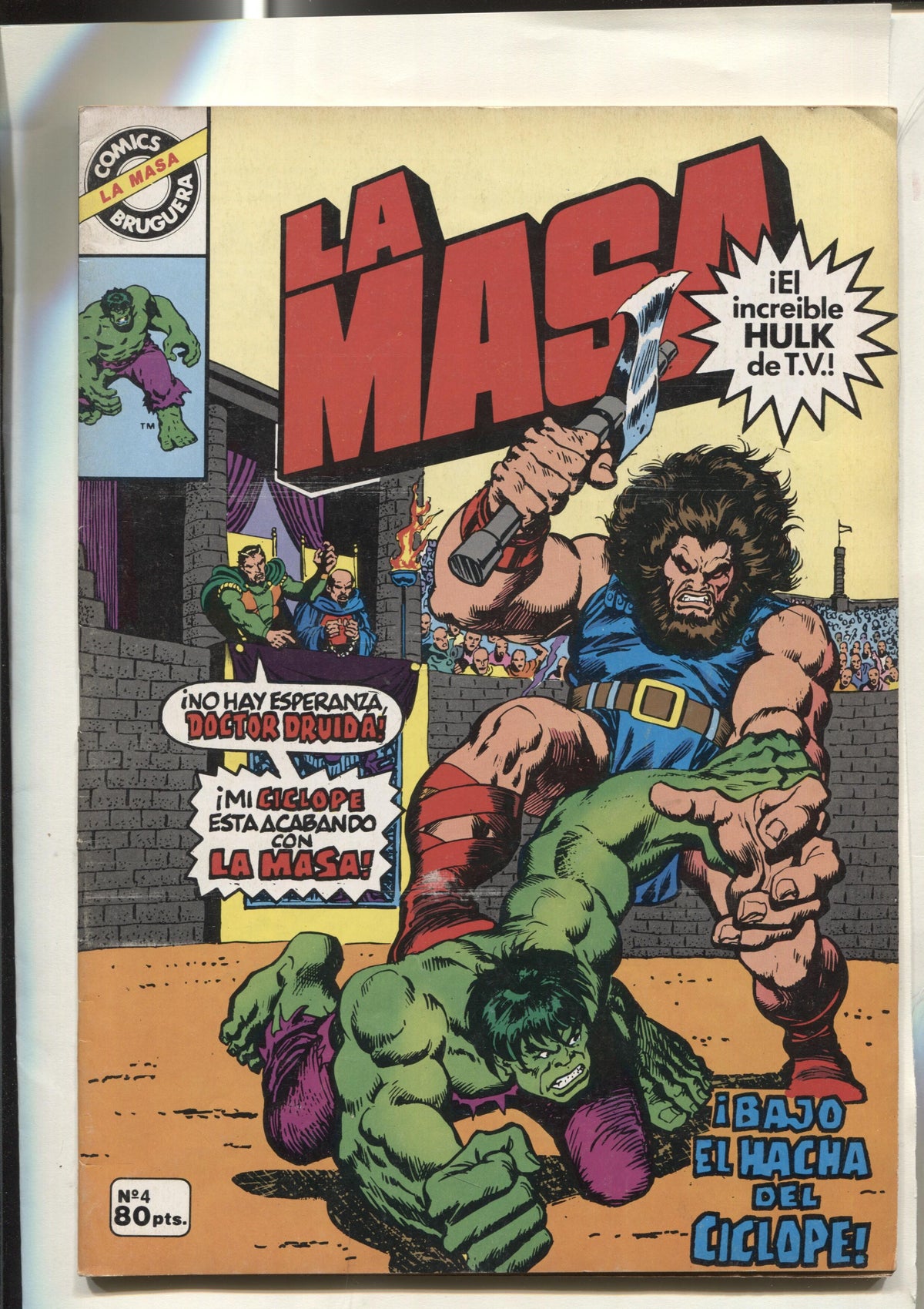 Comics Bruguera : La Masa numero 04 (numerado 3 en trasera)