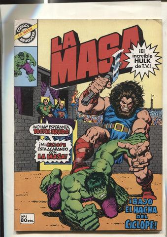 Comics Bruguera : La Masa numero 04 (numerado 3 en trasera)