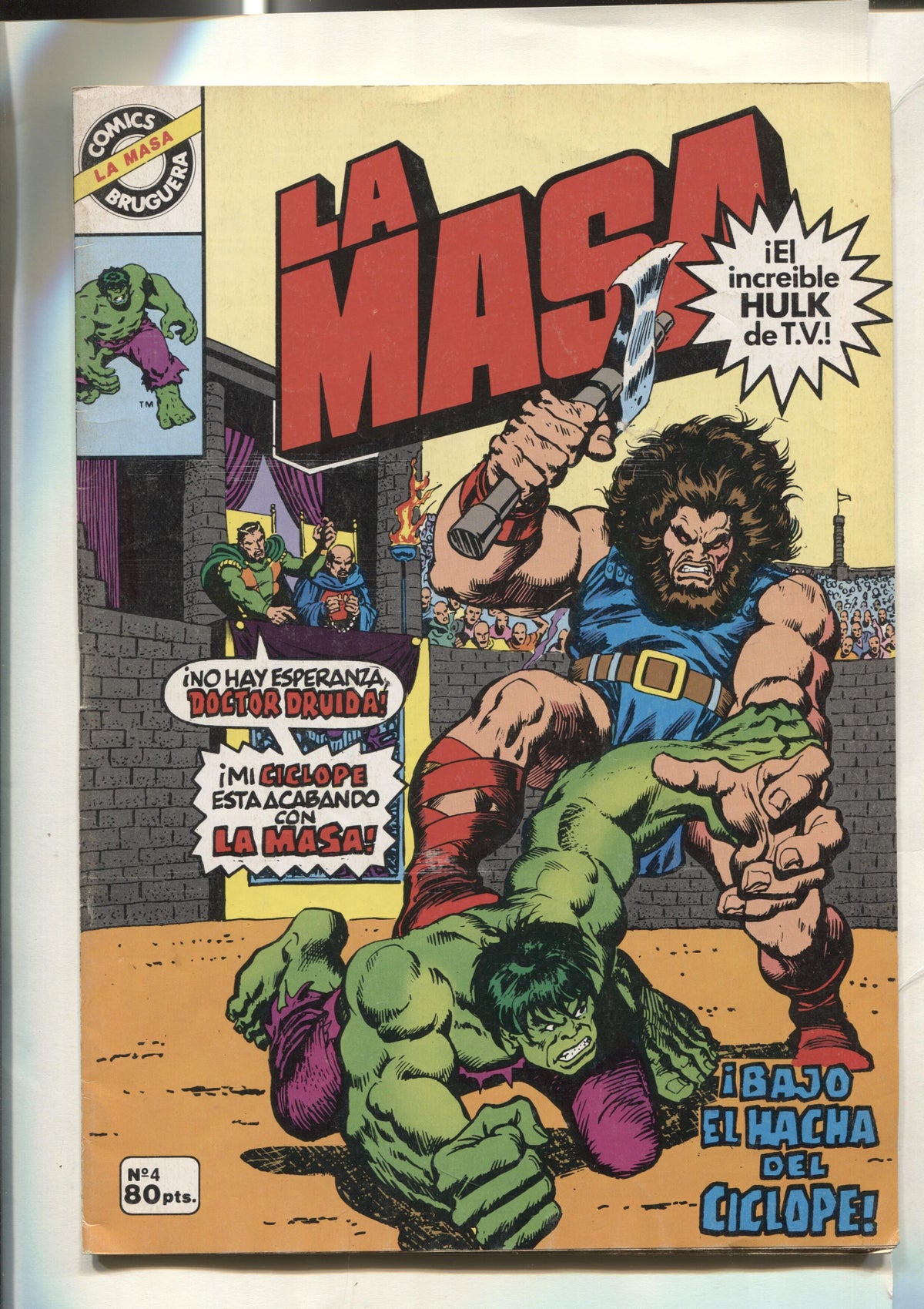 Comics Bruguera : La Masa numero 04 (numerado 2 en trasera)