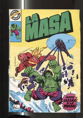 Comics Bruguera : La Masa numero 02 (numerado 2 en trasera)