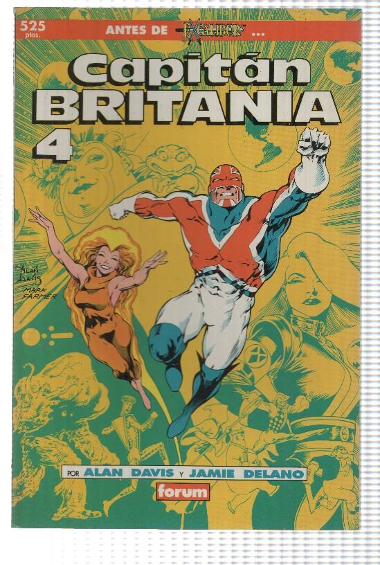 Prestigio 23: Capitan Britania num 4. Por Alan Davis y Jamie Delano