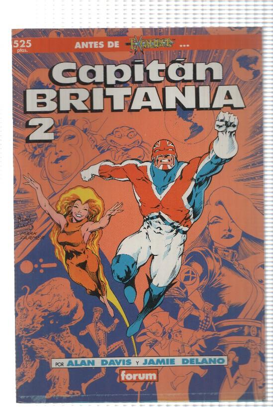 Prestigio 20: Capitan Britania num 2 - Los restos del naufragio. Por Alan Davis y Jamie Delano