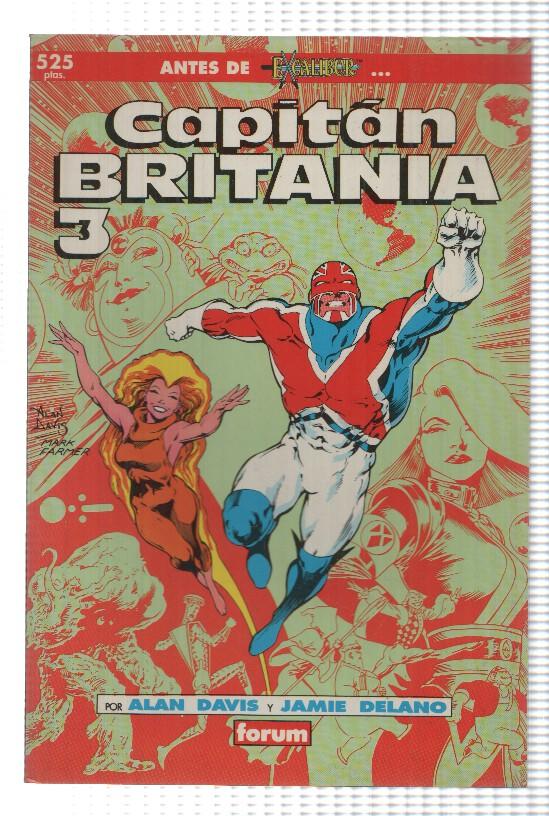 Prestigio 21: Capitan Britania num 3 - Las cosas se complican. Por Alan Davis y Jamie Delano