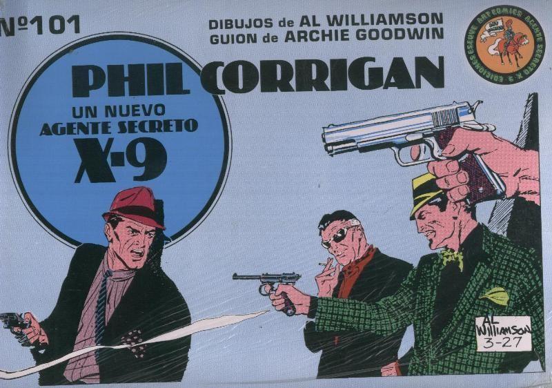 Eseuve: X-9.Phil Corrigan numero 1: tiras del 30.1.1967 al 13.5.1967