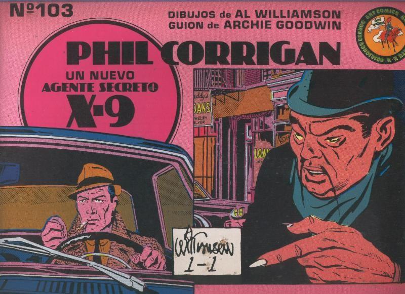 Eseuve: X-9.Phil Corrigan numero 3: tiras del 30.8.1967 al 14.12.1967
