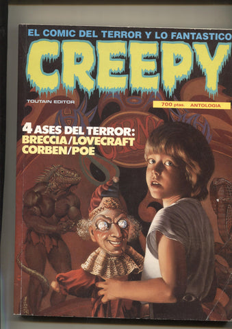 Creepy retapado editorial con los numeros 46,47,48, 