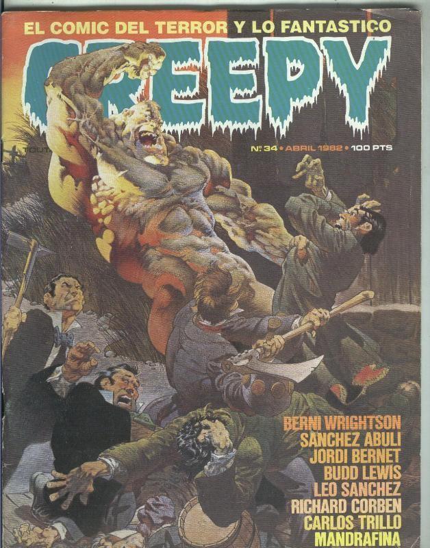 Revista Creepy numero 34: Feria de Monstruos por Berni Wrightson