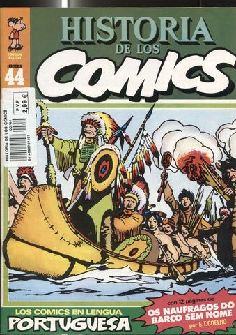 Toutain: Historia de los comics numero 44: comics portugueses: Os naufragos do barco sen nome por coelho