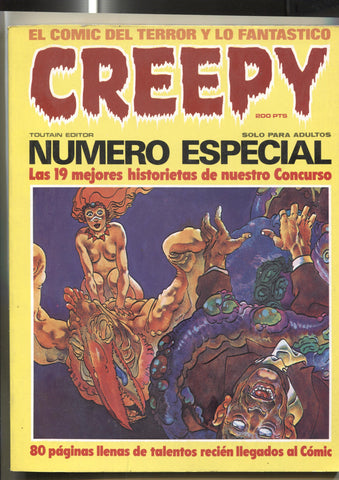 Toutain: Creepy especial concurso 1981: Rafael Gonzalez Negreete, Antonio Postigo