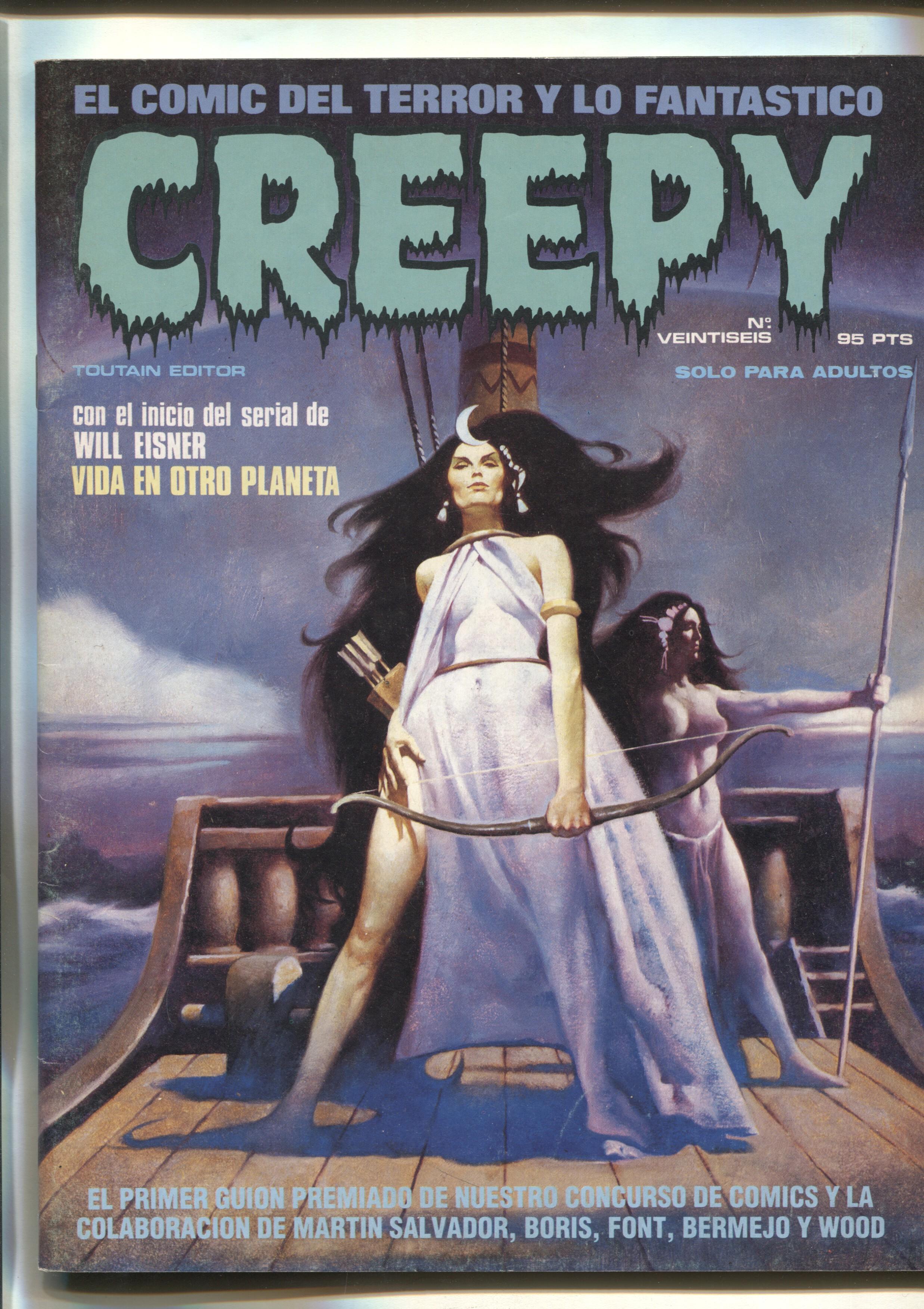 Revista Creepy numero 26: La victima por alfonso font