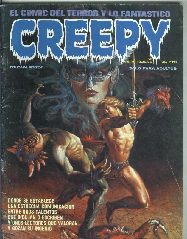 Revista Creepy numero 29: Vida en otro planeta por Will Eisner