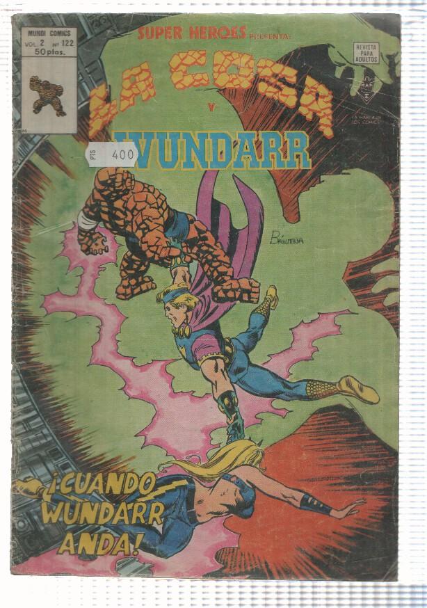 Mundicomics: Superheroes numero 122: La Cosa + Wundarr (numerado 2 atras)