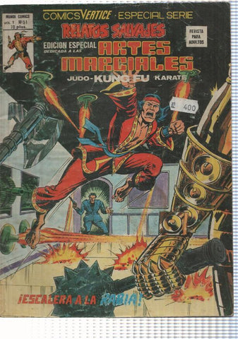 Vertice: Relatos Salvajes serie Artes Marciales numero 51