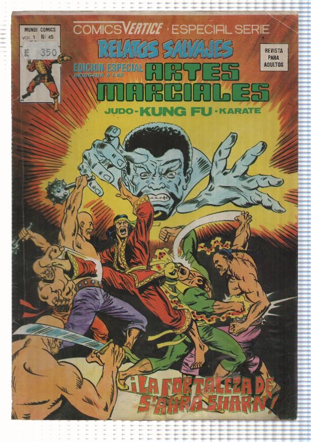 Vertice: Relatos Salvajes serie Artes Marciales numero 45