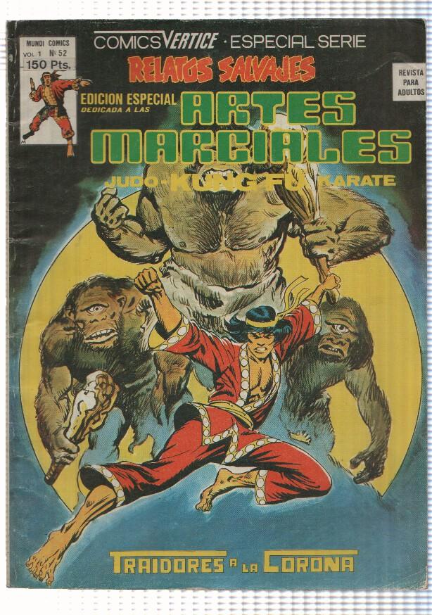Vertice: Relatos Salvajes serie Artes Marciales numero 52