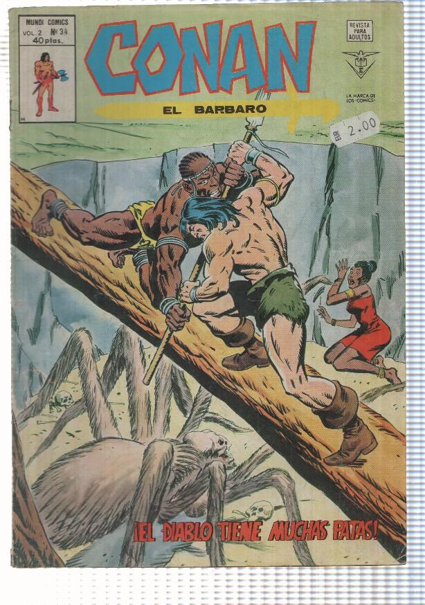 Mundicomics: Conan el barbaro volumen 2 numero 34