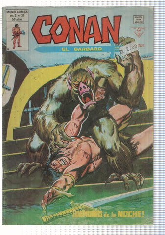 Mundicomics: Conan el barbaro volumen 2 numero 37