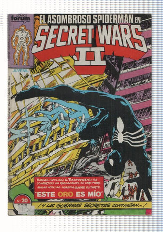 Secret Wars II numero 20: Spiderman