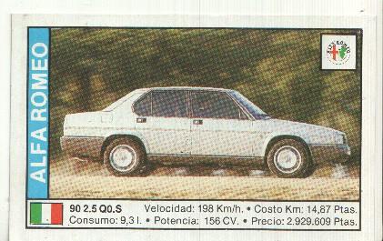 CROMO numero 006: Alfa Romeo 90 2,5, Q0.S
