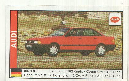 CROMO numero 009: Audi 80 1.8E