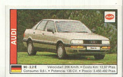 CROMO numero 010: Audi 90 2.2.E