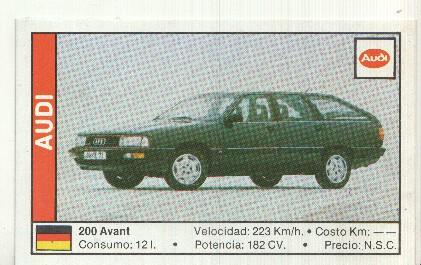 CROMO numero 013: Audi 200 Avant