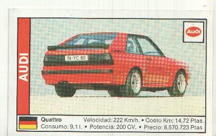 CROMO numero 014: Audi Quattro