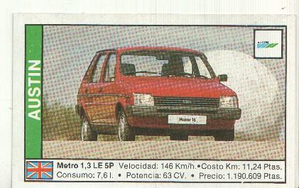 CROMO numero 017: Austin Metro 1.3LE 5P