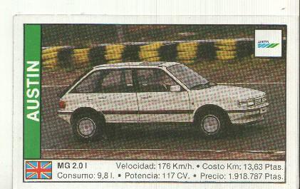 CROMO numero 019: Austin MG 2.0EFI