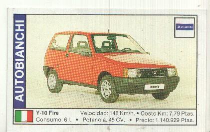 CROMO numero 021: Autobianchi Y10 Fire