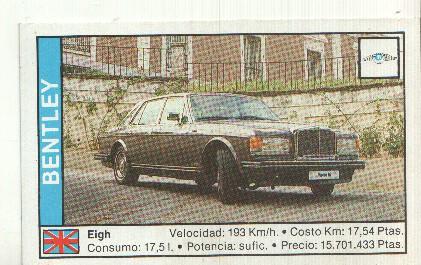 CROMO numero 022: Bentley EIGH