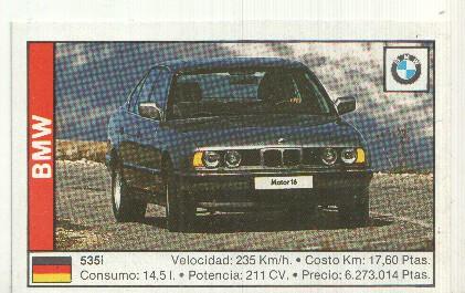 CROMO numero 025: BMW 535i