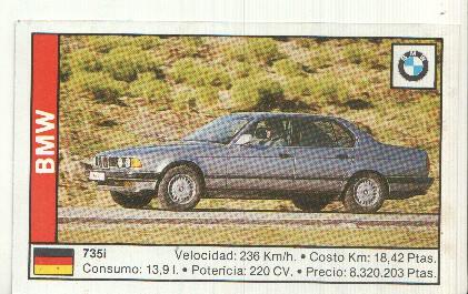 CROMO numero 027: BMW 735i