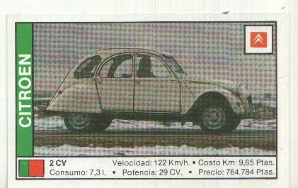 CROMO numero 032: CITROEN 2CV