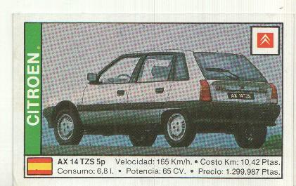 CROMO numero 033: CITROEN AX